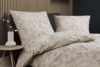 Janine Soft Cotton Bettwäsche Cortina (135x200): Kuschelig warm in Natur & Silber