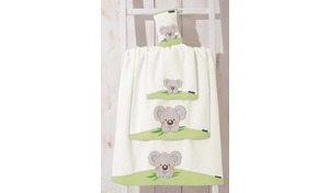 Koala-Keno Frottee-Serie in grün von Morgenstern